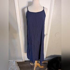 Womens Slip Style Dress Navy size XL